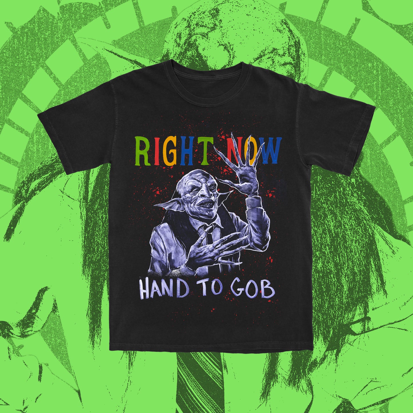 Hand To Gob Tee - Limited Edition Print by Artist Dr. Knudson