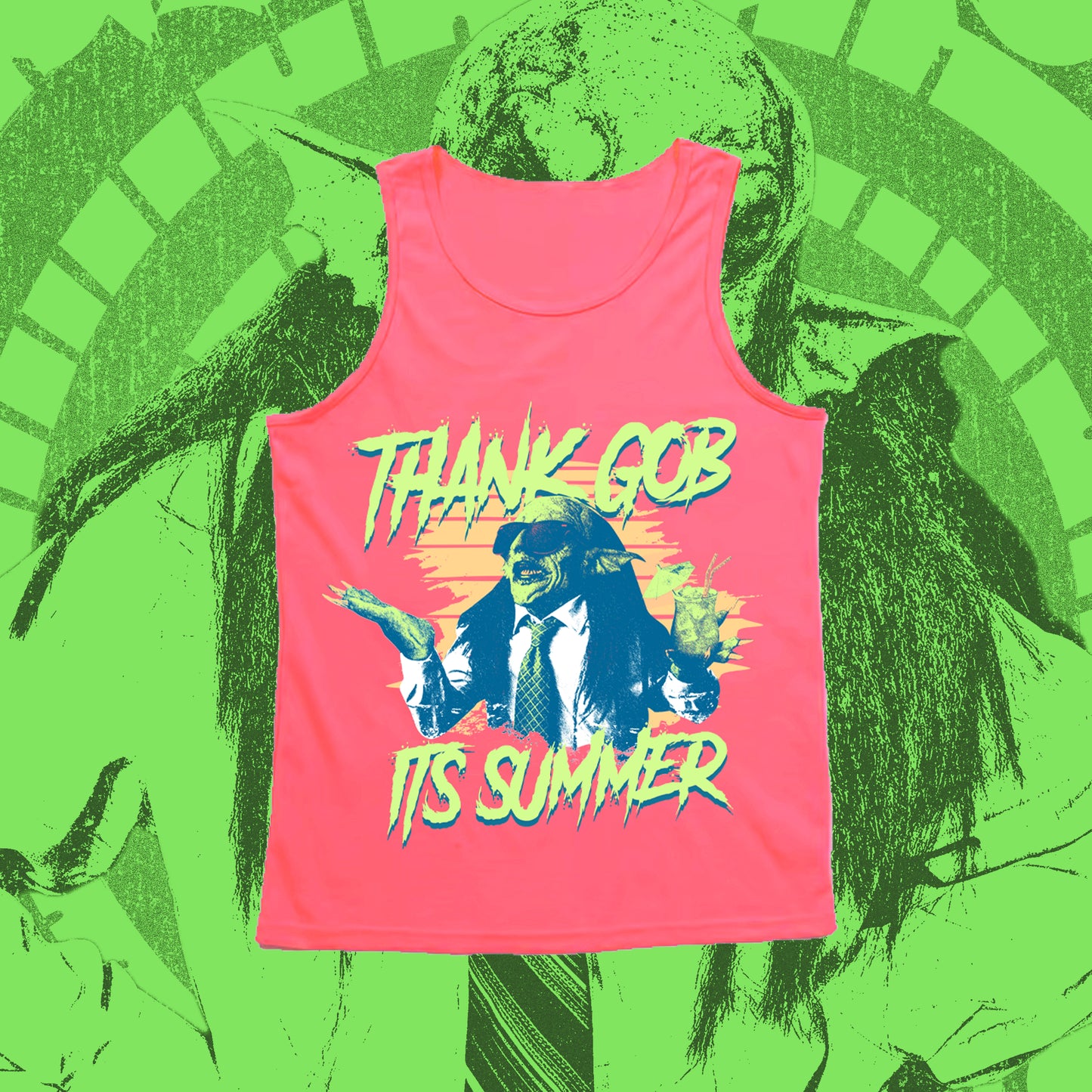 Thank Gob It's Summer Tank - Pink *Pre-Order*